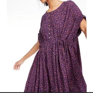 Free people one fine day mini dress NWT large